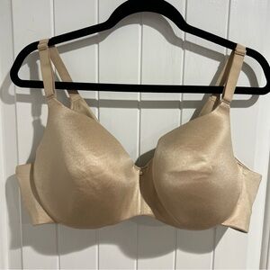 Cacique Balconette Underwire Support Lined Nude Lane Bryant Bra size 42D